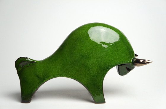 Image 1 of Large Ceramic Bull Sculpture Urszula Despet