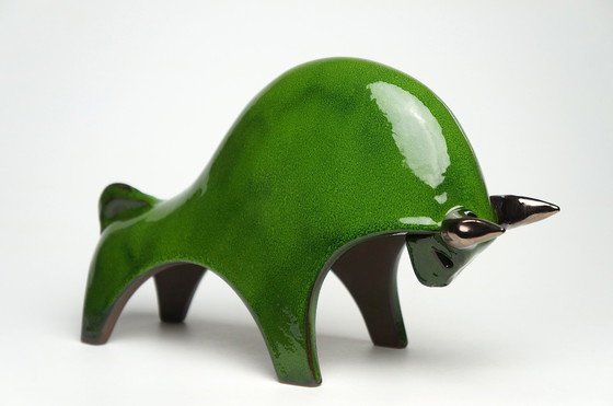 Image 1 of Large Ceramic Bull Sculpture Urszula Despet