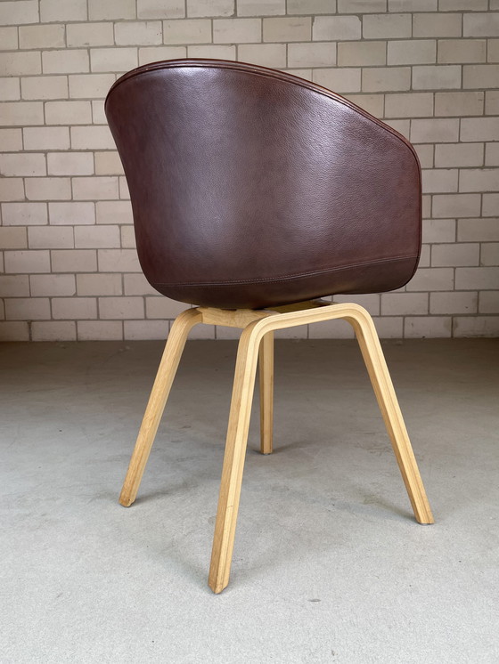 Image 1 of 3X Hay About A Chair Aac23 Sedia in pelle marrone