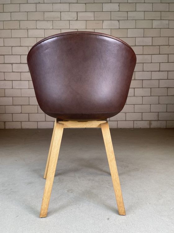 Image 1 of 3X Hay About A Chair Aac23 Sedia in pelle marrone
