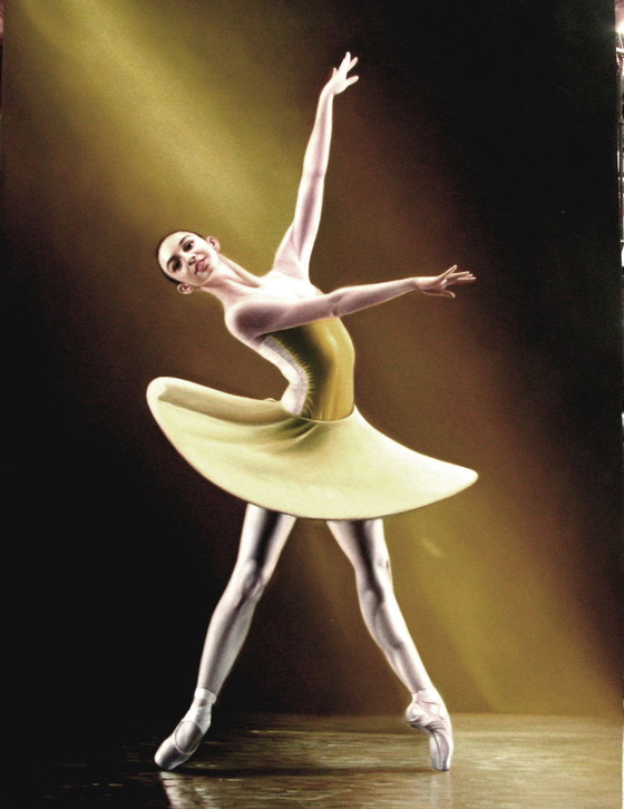 Image 1 of Ballet dancer painting decorative