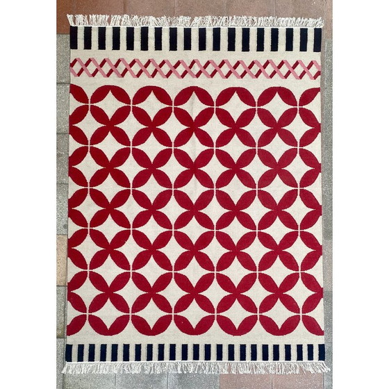Image 1 of Tappeto Kilim Catania in lana vintage di Sandra Figuerola per Gan, 2010