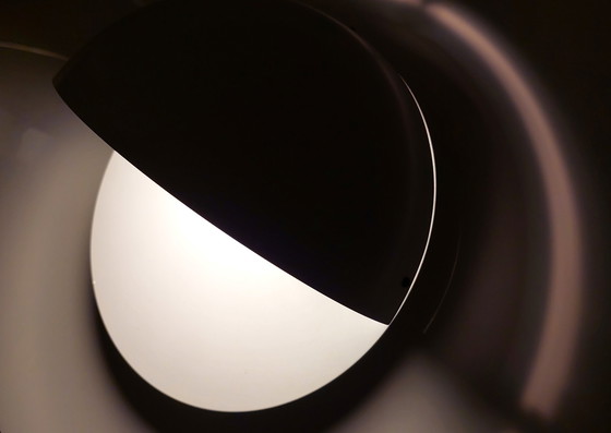 Image 1 of Round (Matte) White Metallic Wall Lamp