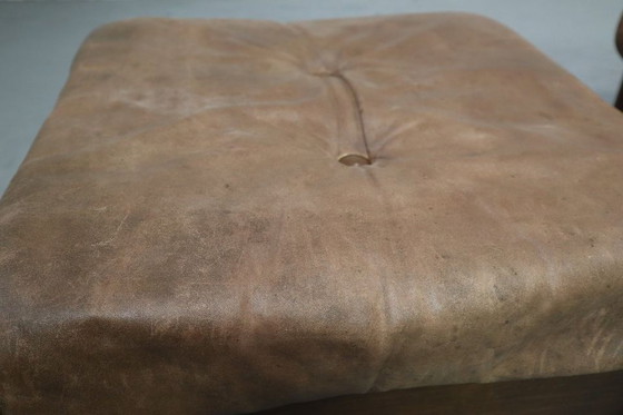 Image 1 of Poltrona Ranger con pouf di Erik Deforce per Gervan Belgium, 1970.