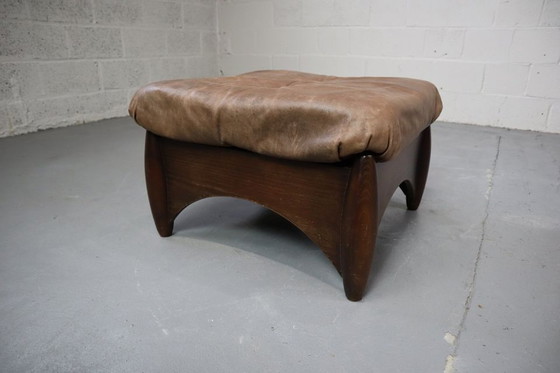 Image 1 of Chaise longue Ranger avec ottoman par Erik Deforce pour Gervan Belgique, 1970.