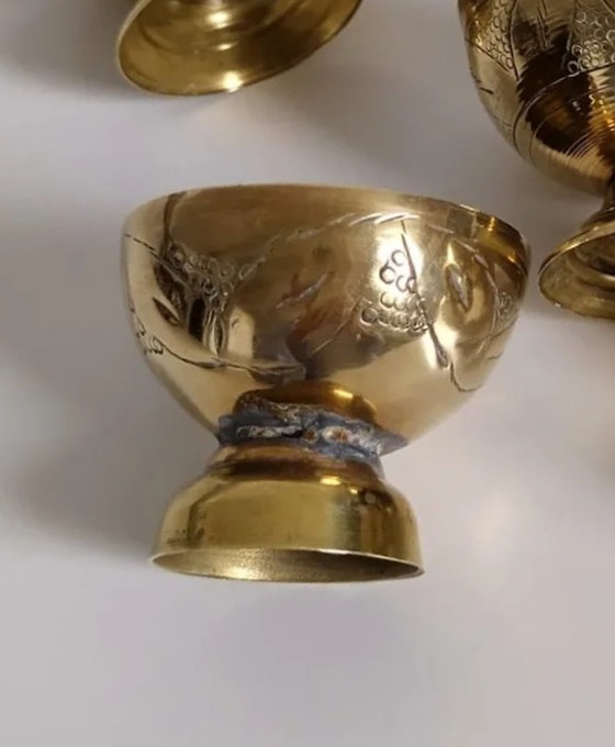 Image 1 of Brass egg cups