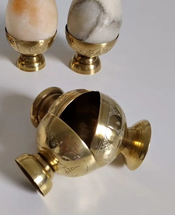 Image 1 of Brass egg cups