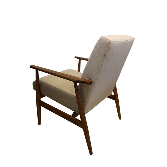 Image 1 of Pair of mid century beige armchairs by Henryk Lis, 1960s