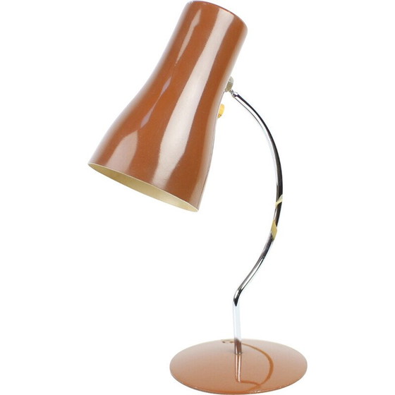 Image 1 of Vintage adjustable metal table lamp, chrome by Josef Hůrka for Napako, Czechoslovakia 1970s