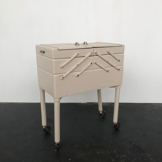 Image 1 of Vintage Sewing Cabinet