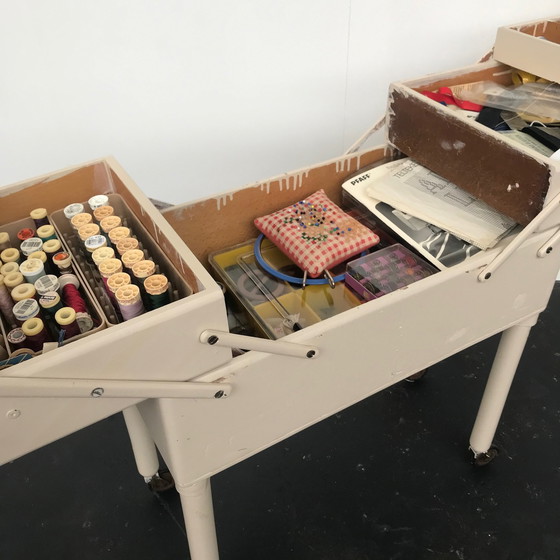 Image 1 of Vintage Sewing Cabinet