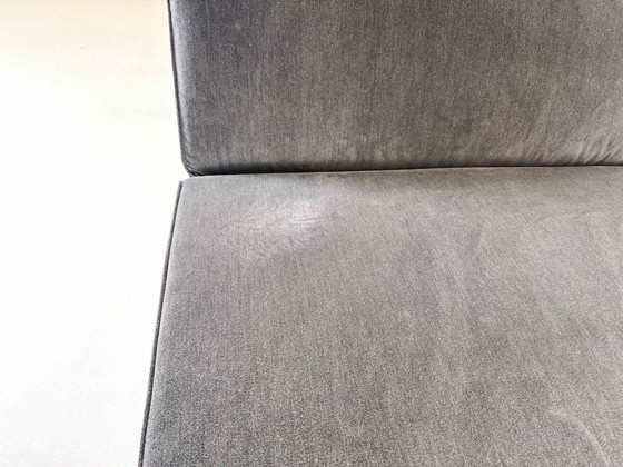 Image 1 of Corner sofa couch Cor Kelp fabric (velvet) leather gray white design