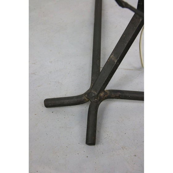 Image 1 of Vintage Floor Lamp with Newspaper Stand 1950s