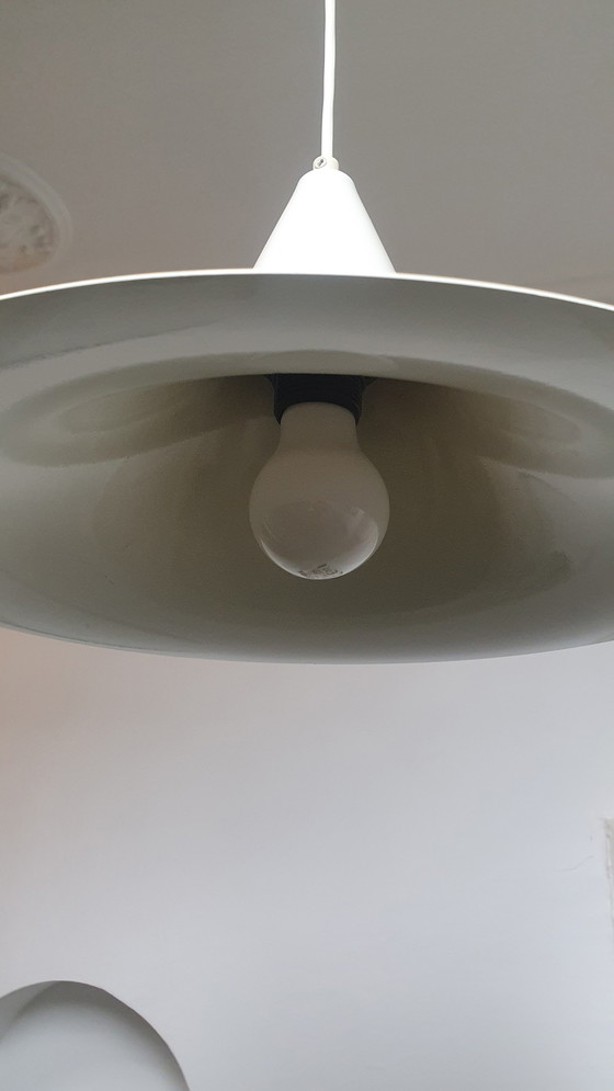 Image 1 of Lampada a sospensione vintage Witch Hat bianca