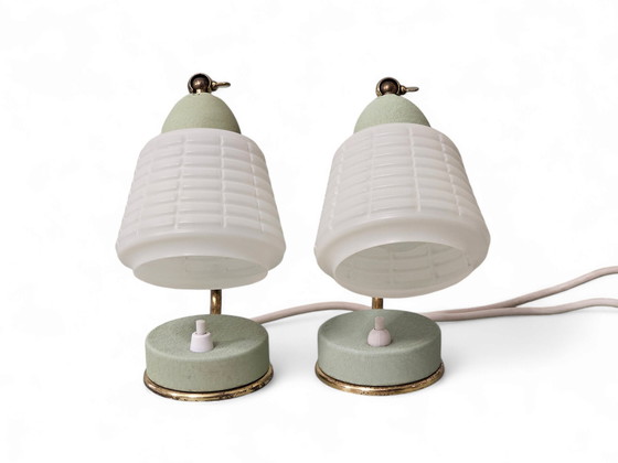 Image 1 of Pair of bedside lamps 1950s