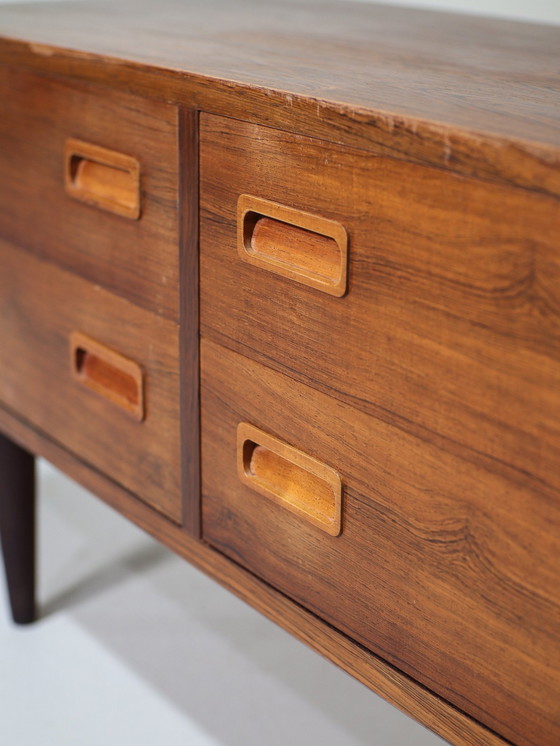 Image 1 of Low Drawer Cabinet Danish Hundevad Rosewood