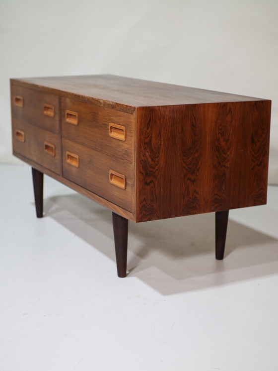 Image 1 of Low Drawer Cabinet Danish Hundevad Rosewood