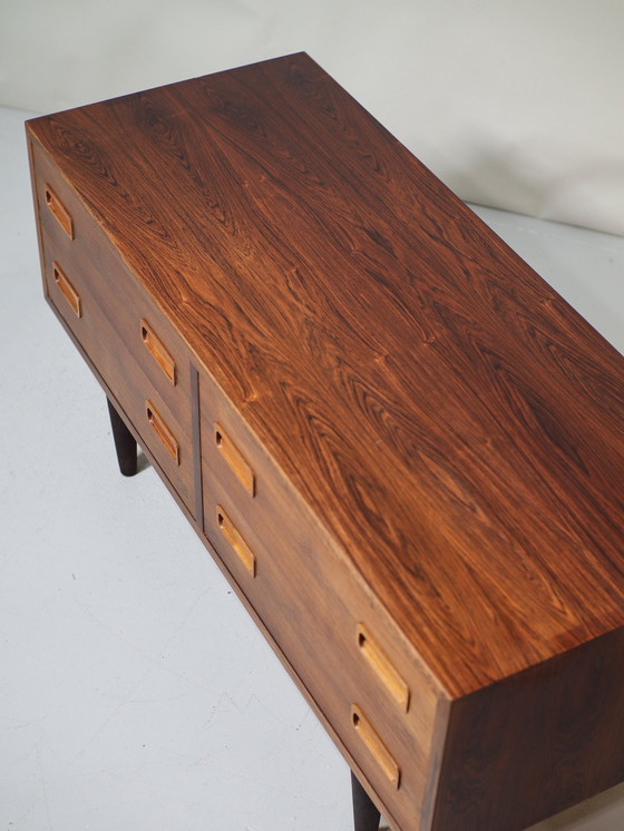 Image 1 of Low Drawer Cabinet Danish Hundevad Rosewood