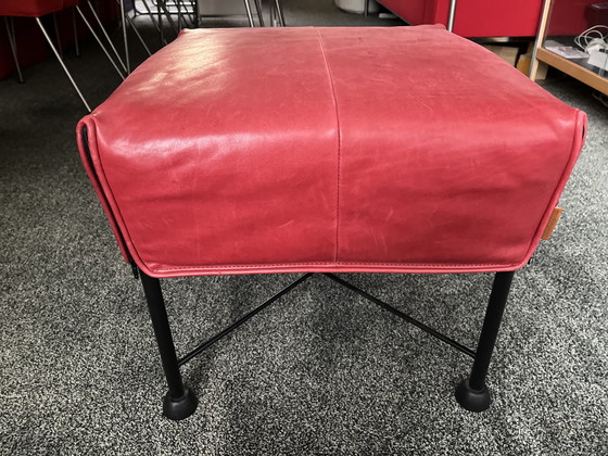 Image 1 of Hocker Charly Van Montis - Red Leather