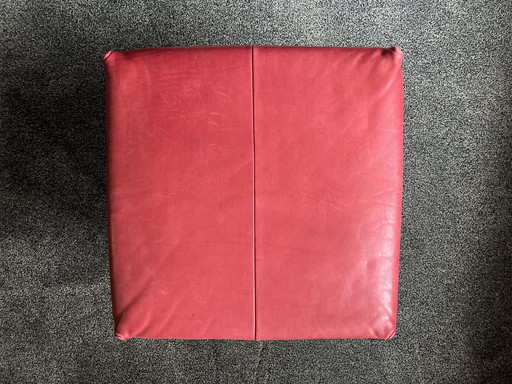 Hocker Charly Van Montis - Red Leather