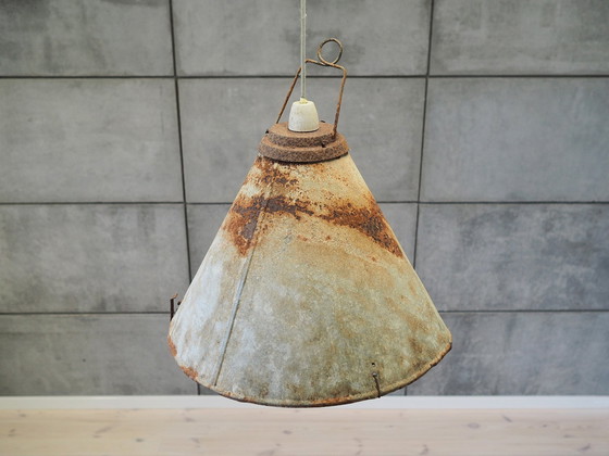 Image 1 of Metal Lamp, Industrial Style, 1950S