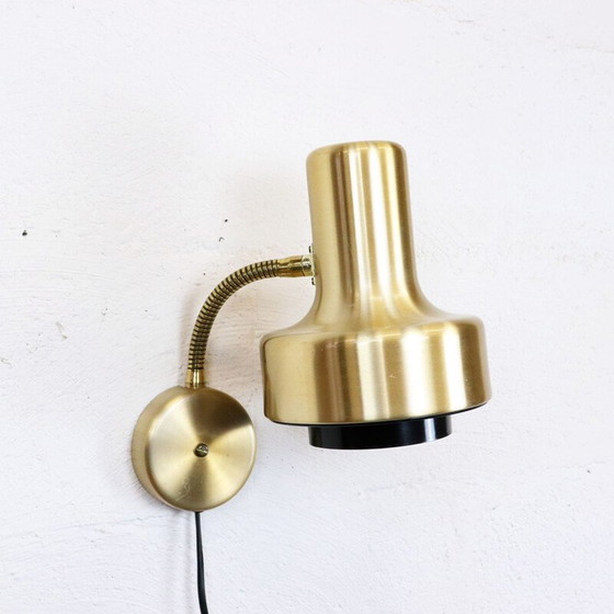 Image 1 of Vintage articulated metal wall lamp by Elidus, Sweden 1960
