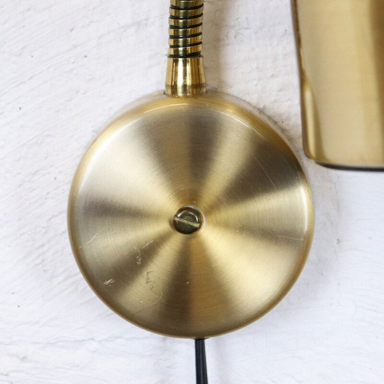 Image 1 of Vintage articulated metal wall lamp by Elidus, Sweden 1960