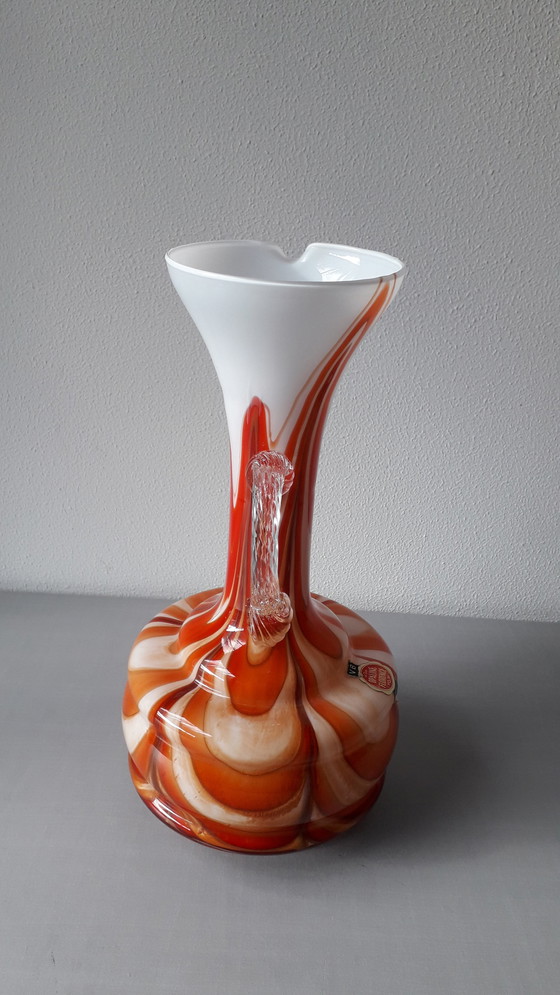 Image 1 of Decanter vintage Opaline Florence