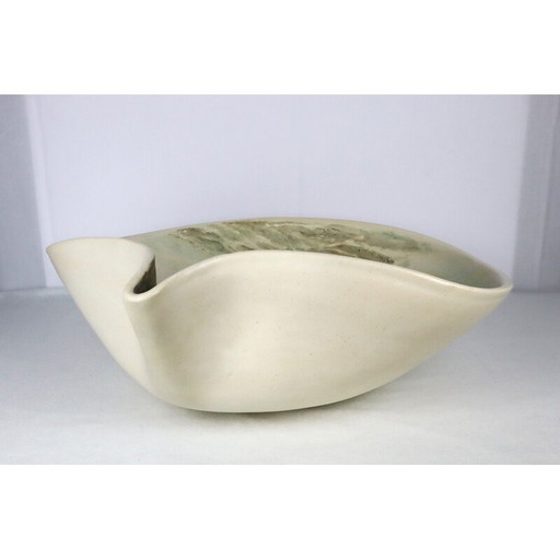 Vintage ceramic bowl by Mado Jolain, 1950