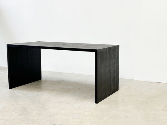 Image 1 of Black ebonized Ate Van Apeldoorn desk