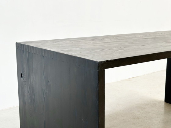 Image 1 of Black ebonized Ate Van Apeldoorn desk