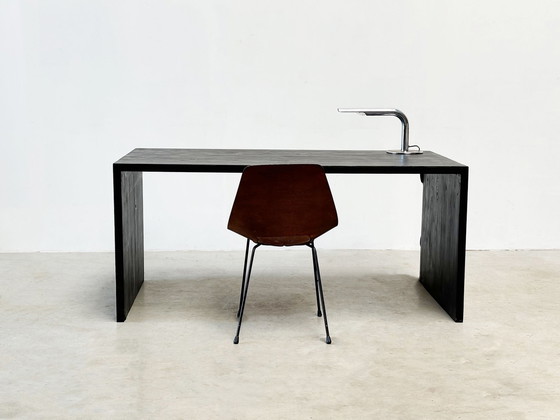 Image 1 of Black ebonized Ate Van Apeldoorn desk