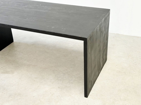 Image 1 of Black ebonized Ate Van Apeldoorn desk