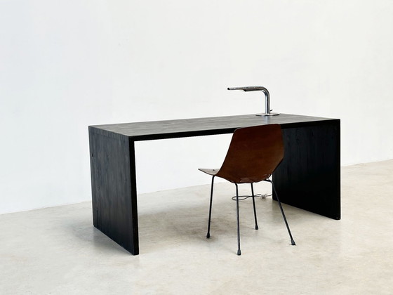 Image 1 of Black ebonized Ate Van Apeldoorn desk