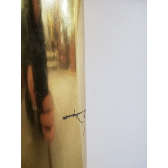 Image 1 of Letto matrimoniale vintage in metallo placcato in ottone, anni '70