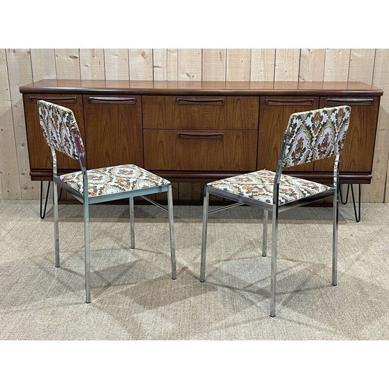 Image 1 of Pair of vintage chrome chairs, 1970