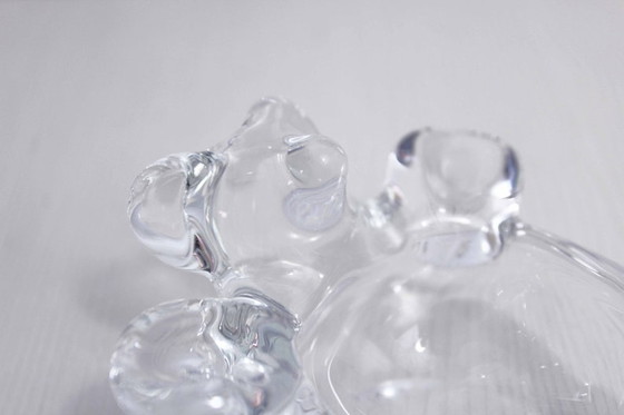 Image 1 of Teddy bear Vannes le Châtel crystal ashtray