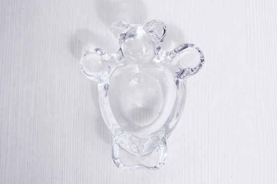 Image 1 of Teddy bear Vannes le Châtel crystal ashtray