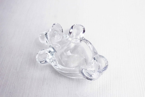 Image 1 of Teddy bear Vannes le Châtel crystal ashtray