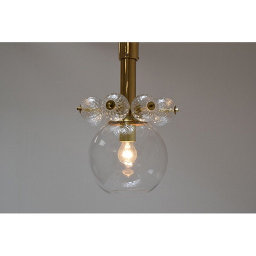 Vintage suspension lamp by Kamenicky Senov 1970s