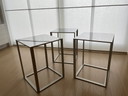 3x B&B Italia Simplice side tables by Antonio Citterio