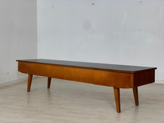 Image 1 of Mid century lowboard sideboard longboard chest of drawers