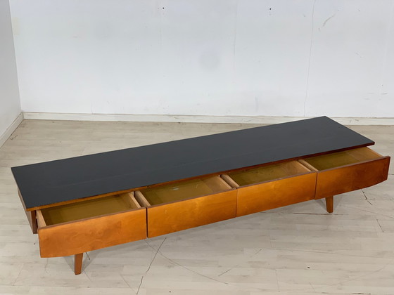 Image 1 of Mid century lowboard sideboard longboard chest of drawers