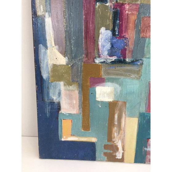 Image 1 of Vintage modern art painting, 1960