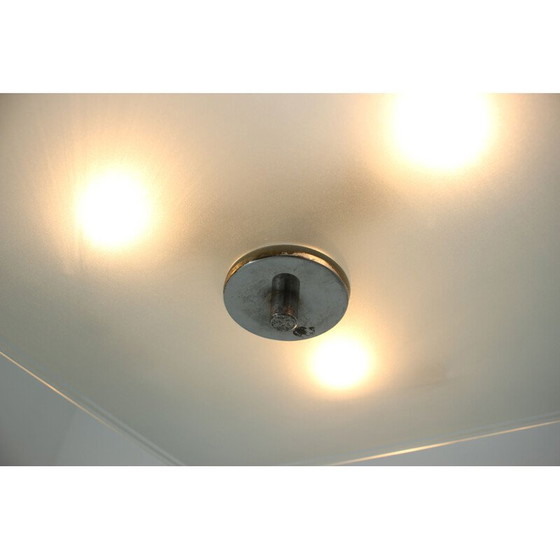 Image 1 of Vintage chrome chandelier, 1940