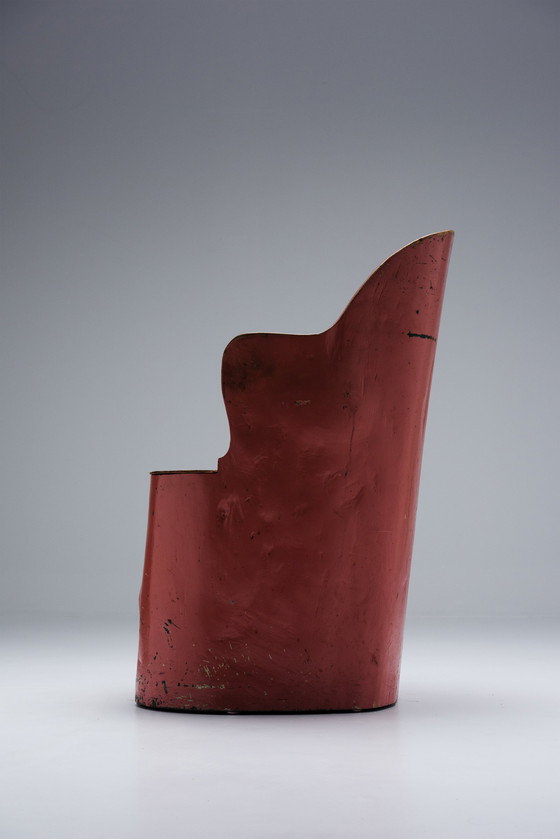 Image 1 of Pink Swedish Stump Chair