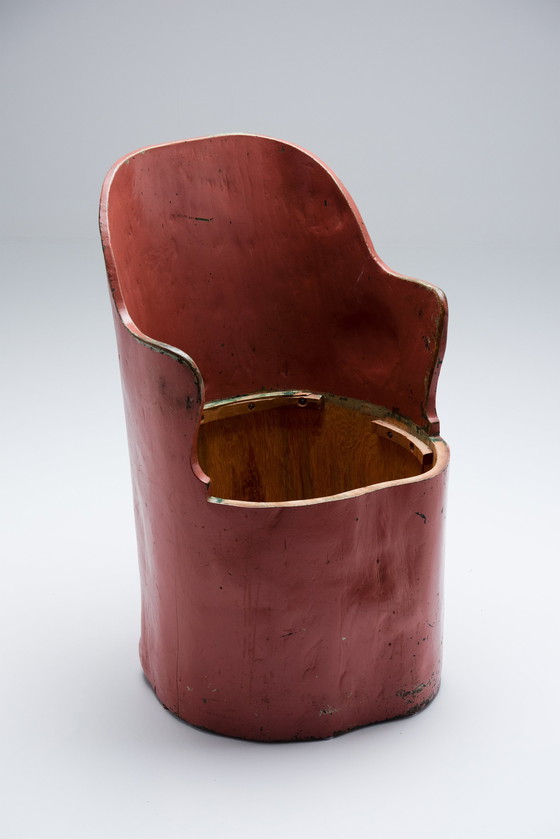 Image 1 of Pink Swedish Sump Chair