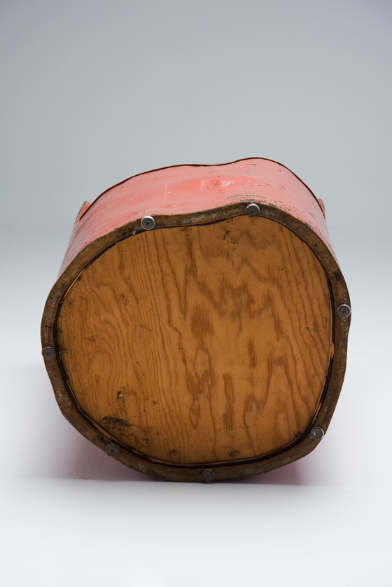 Image 1 of Pink Swedish Stump Chair