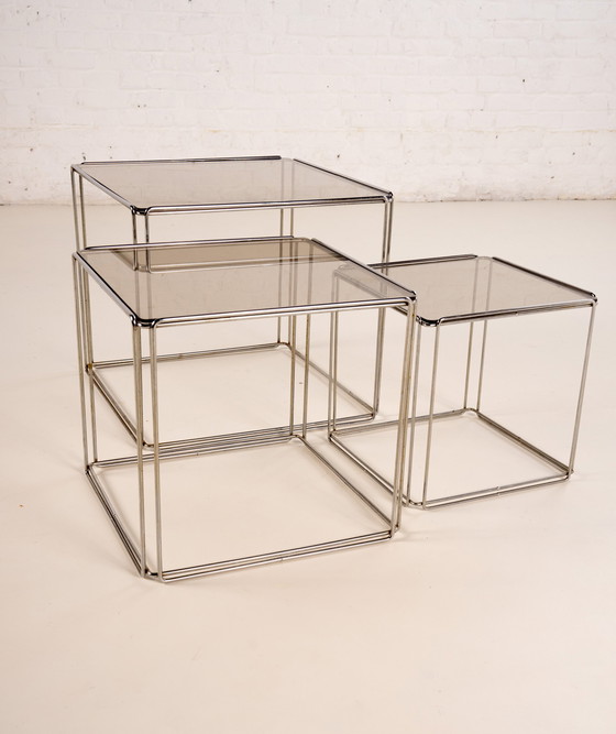 Image 1 of Isocele graphical nesting tables by Max Sauze