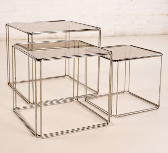 Image 1 of Isocele graphical nesting tables by Max Sauze